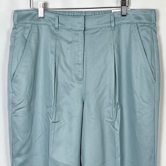 Croft & Barrow Womens Tapered Mid Rise Pants Size 16 Zapata Blue Relaxed Fit NWT - Picture 10 of 16